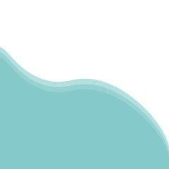 Blue abstract background, ocean design vector illustration