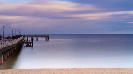 Fototapeta premium Sonnenuntergang am Meer