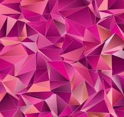Obraz premium Abstract Low-Poly background. triangulated texture. Design 3d. Polygonal geometrical pattern. Triangular modern style