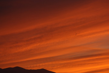 Fototapeta na wymiar Mediterranean sunsets in the island of Crete