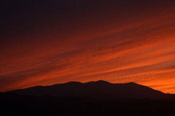 Mediterranean sunsets in the island of Crete