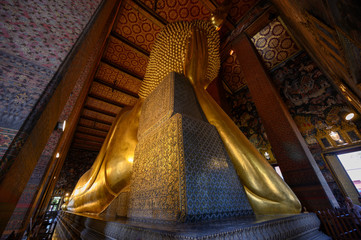 Fototapeta premium Bouddha couché Wat Pho Bangkok