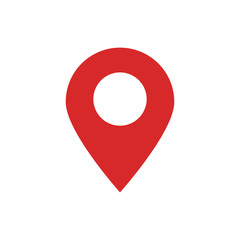 Location icon on the map.vector illustration and icon