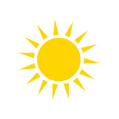 Icons - vector sun in summer