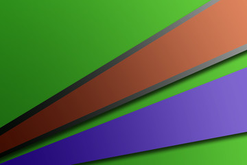 Fondo con barras en perspectiva de color rojo, verde, y morado.