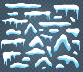 Snow caps vector illustration. Snow cap isolated icon