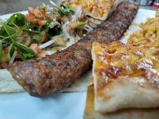 Turkish kebab adana, urfa, sish kebab
