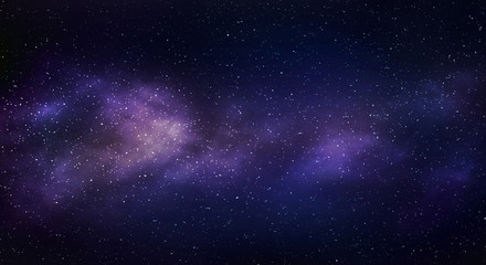 Fototapeta na wymiar Milky way galaxy with stars and space background.