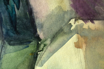 abstract hand drawn watercolor background, raster illustration