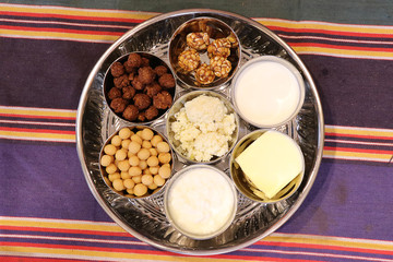 Assortment of sweets and savories 