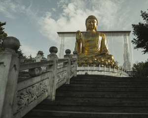 big golden buddha in chongqing china