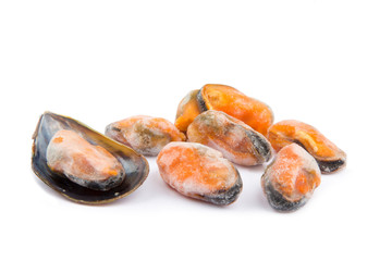 Mejillones congelados
