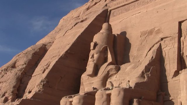 Abu Simbel - Colossus of Ramesses II on the Facade of the Great Temple