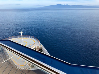 Dream vacation onboard luxury cruise ship liner to Hawaii or Caribbean