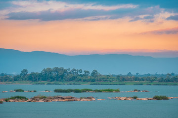 Fototapeta premium beautiful landscape in Champasak Province, Laos