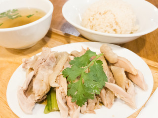 Hainanese chicken rice