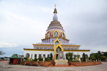 Big pagoda at Wat Thaton in Chiang Mai province,Thailand 