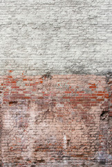 Old brick wall as background or texture