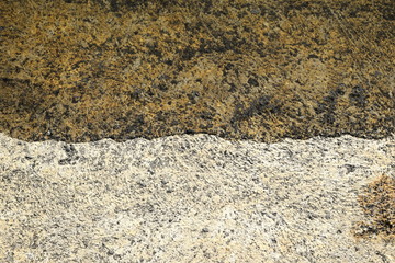 Water background and cement floor On a very bright day