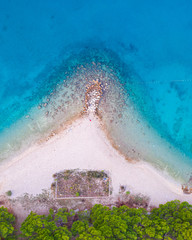 Summer in Makarska Riviera in Croatia.