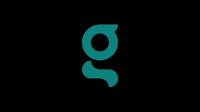 colored identity G, animated logotype