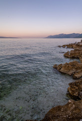 Summer in Makarska Riviera in Croatia.