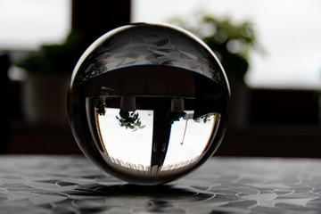 Lensball in der Wohnung