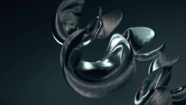 Abstract Metal Shapes 