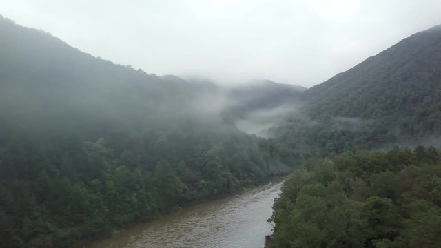 4k aerial view New Zealand 