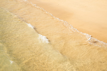 Beach water with fishes and waves calm summer sun sunny swim swimming holiday background wave