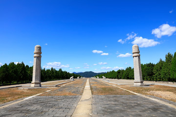 China in the qing dynasty emperor mausoleum