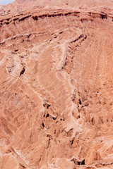 Landscape at Pukara de Quitor near San Pedro de Atacama in Chile