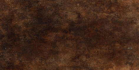 Old grunge metal iron rust texture. Oxidized metal background. Panoramic dark black old metal texture