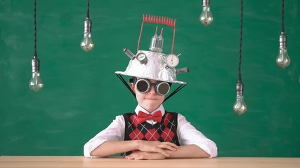 Education, idea and innovation technology concept. Back to school - Powered by Adobe