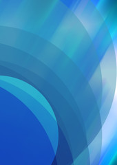 Blue background with multi shape