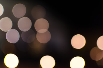 Abstract Bokeh background of defocused glittering lights. Christmas, Party, New Year background pattern concept. banner