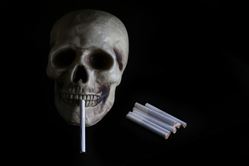 smoke, smoker, cigarette, cigarettes, tobacco, drug, drugs, addict, addiction, health, skull,...