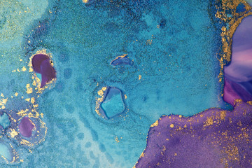 Abstract paint blots background. Alcohol ink colors. Marble texture.