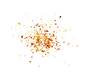 Cayenne pepper isolated on white background