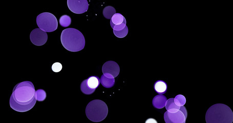 particle with black background