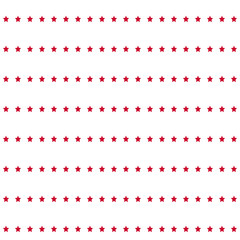 American stars seamless pattern