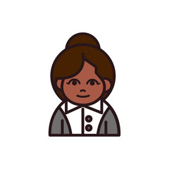 woman cartoon character portrait people