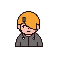 woman cartoon character portrait people