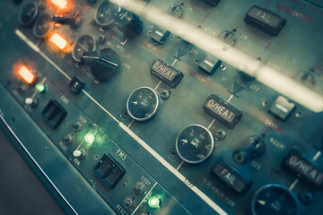 Supersonic plane control panel 
