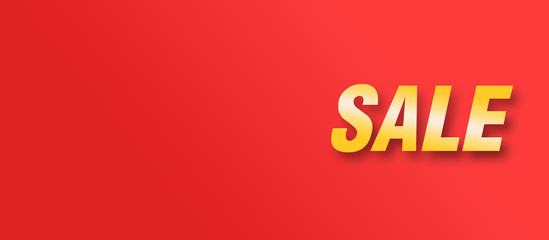 sale background banner, red banner, gold sale