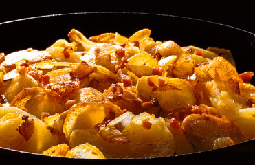 Bauernfrühstück, Bratkartoffeln