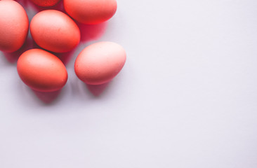 Easter eggs background