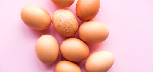 Easter eggs background.