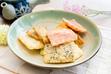 素焼きのおかき
