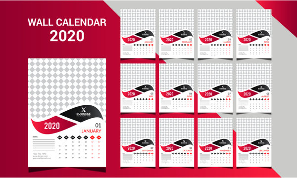 wall calendar 2020
